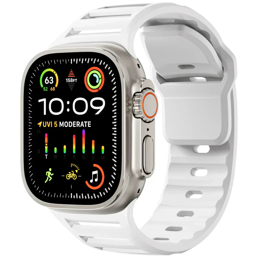Comfortable Soft Silicone Band for Apple Watch Pro
