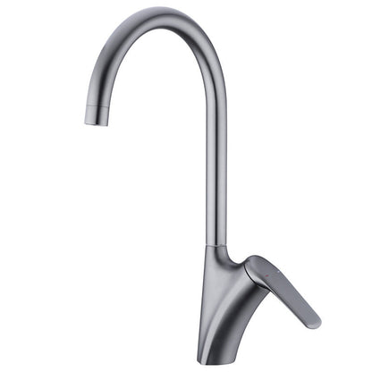 Stainless Steel Kitchen Sink Faucet With Rotating Nozzle