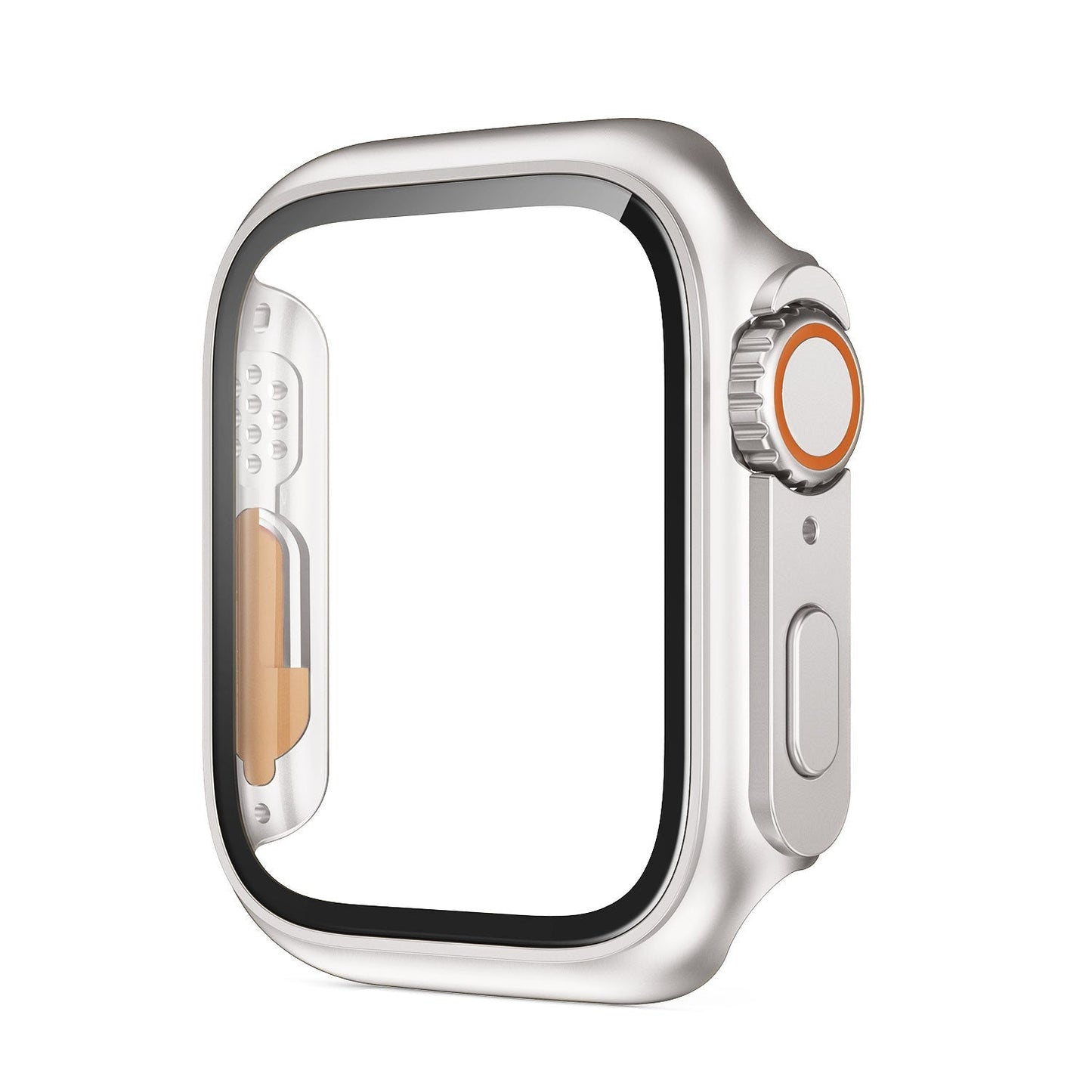 Clear Protective Phone Case with Glass Screen Shield