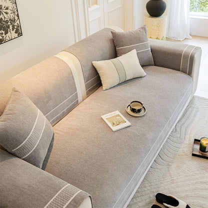 Soft Plush Fleece Sofa Protector Slipcover