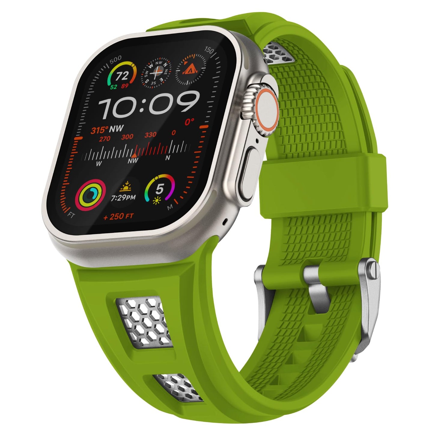 Durable Silicone Fitness Strap for Smartwatch