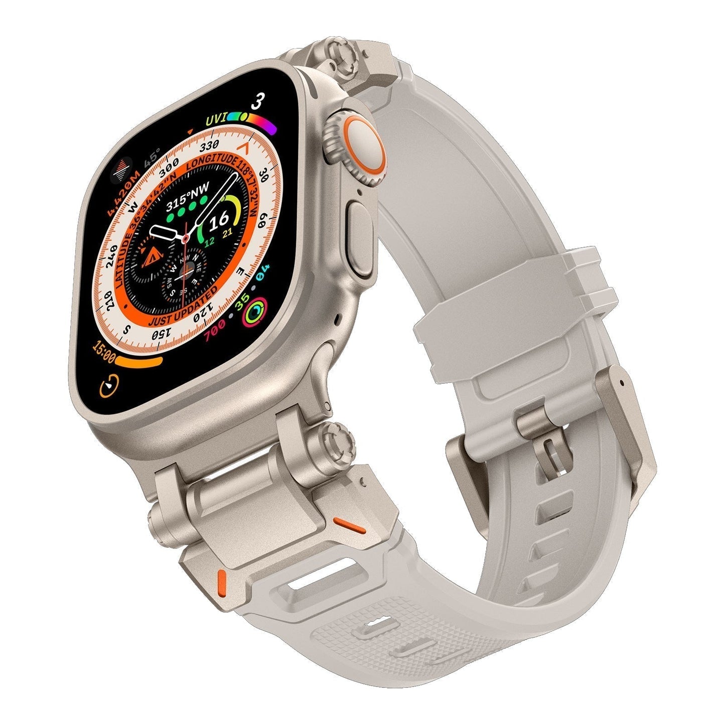 Durable Fluorescent Rubber Apple Watch Band
