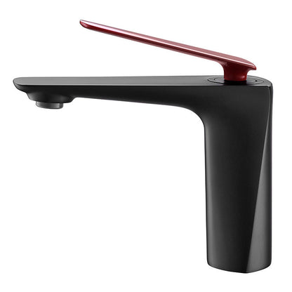 Luxury Gold Tone Single Handle Bathroom Faucet