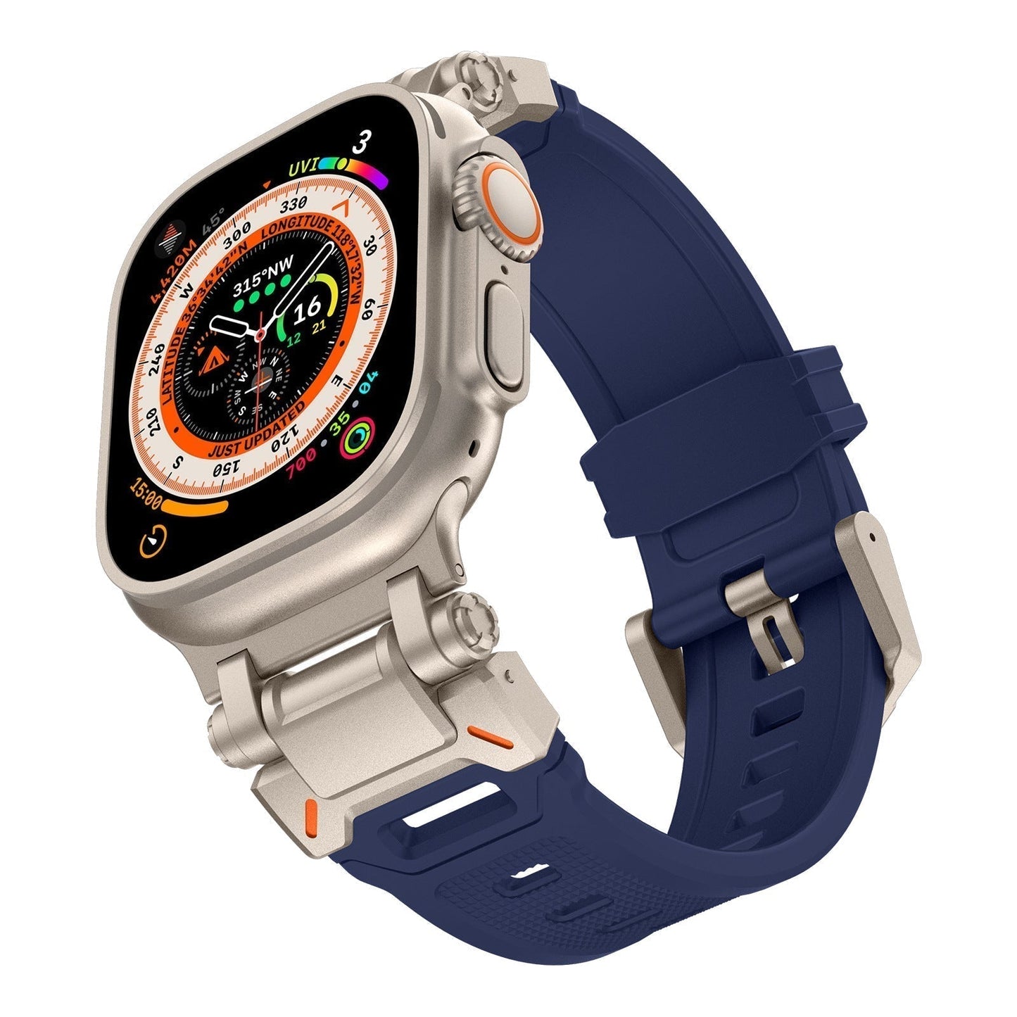 Durable Fluorescent Rubber Apple Watch Band