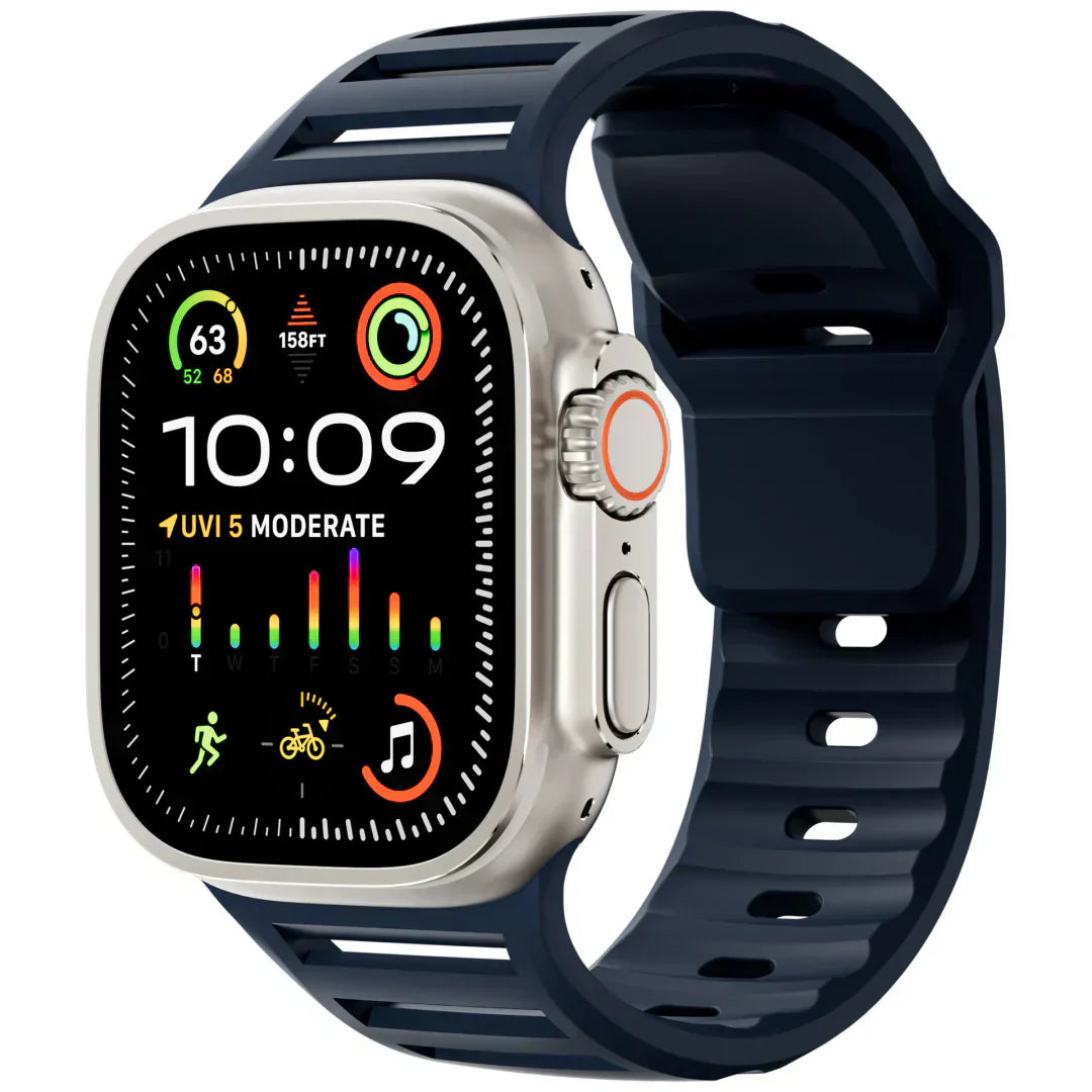 Comfortable Soft Silicone Band for Apple Watch Pro