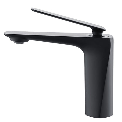 Luxury Gold Tone Single Handle Bathroom Faucet