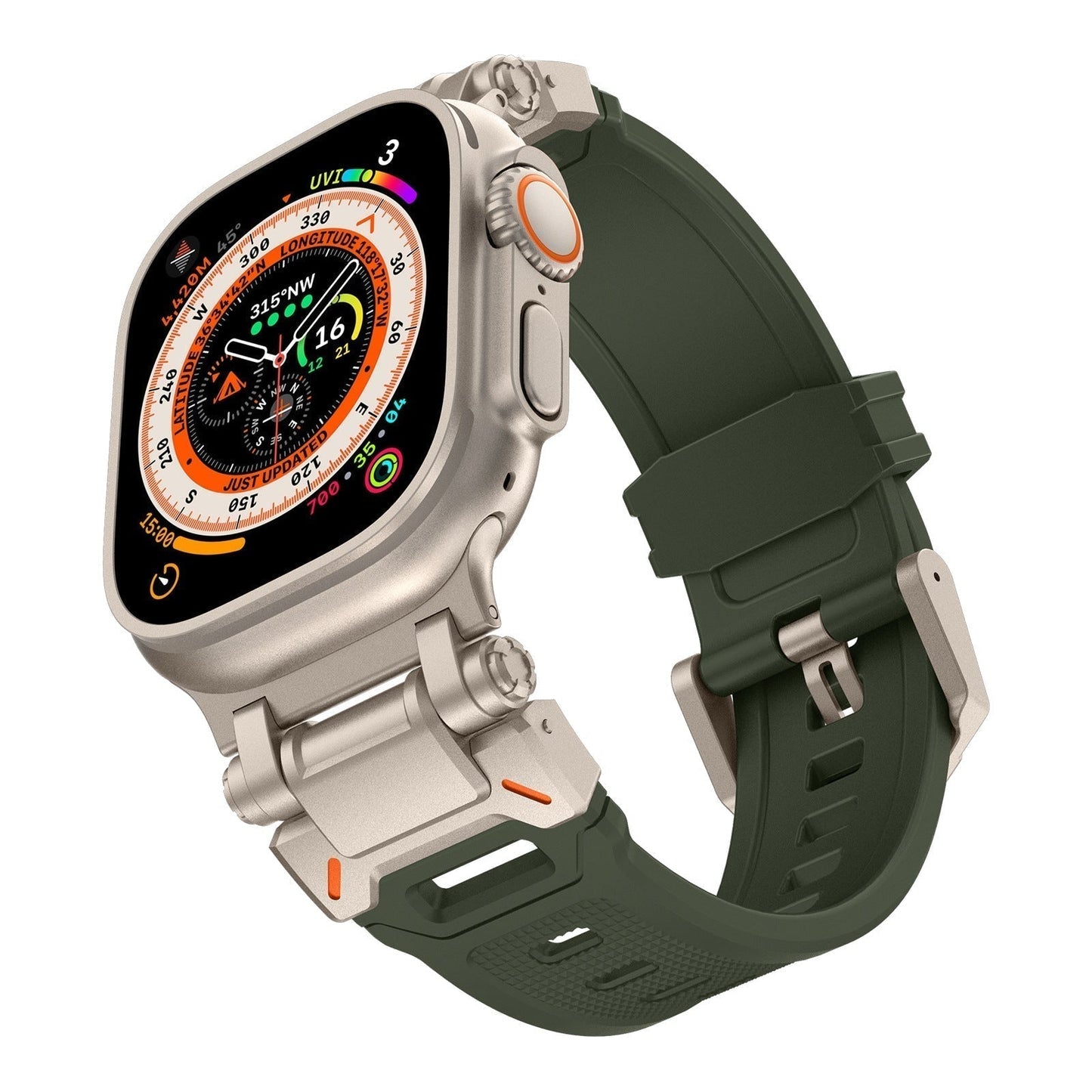 Durable Fluorescent Rubber Apple Watch Band