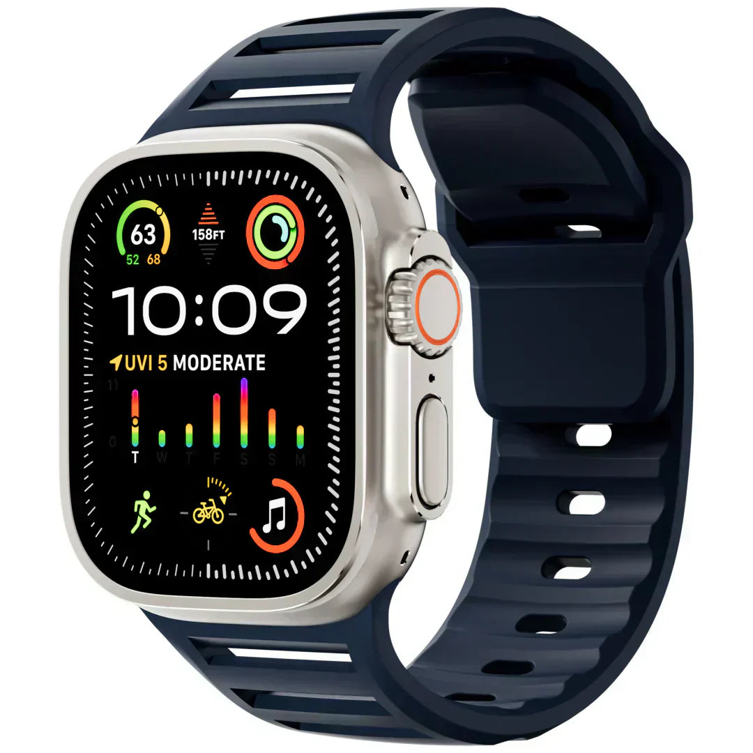 Soft Flexible Silicone Pro Watch Strap Comfortable Fit