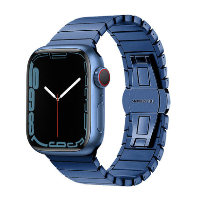 Stainless Steel Watch Strap with Secure Clasp