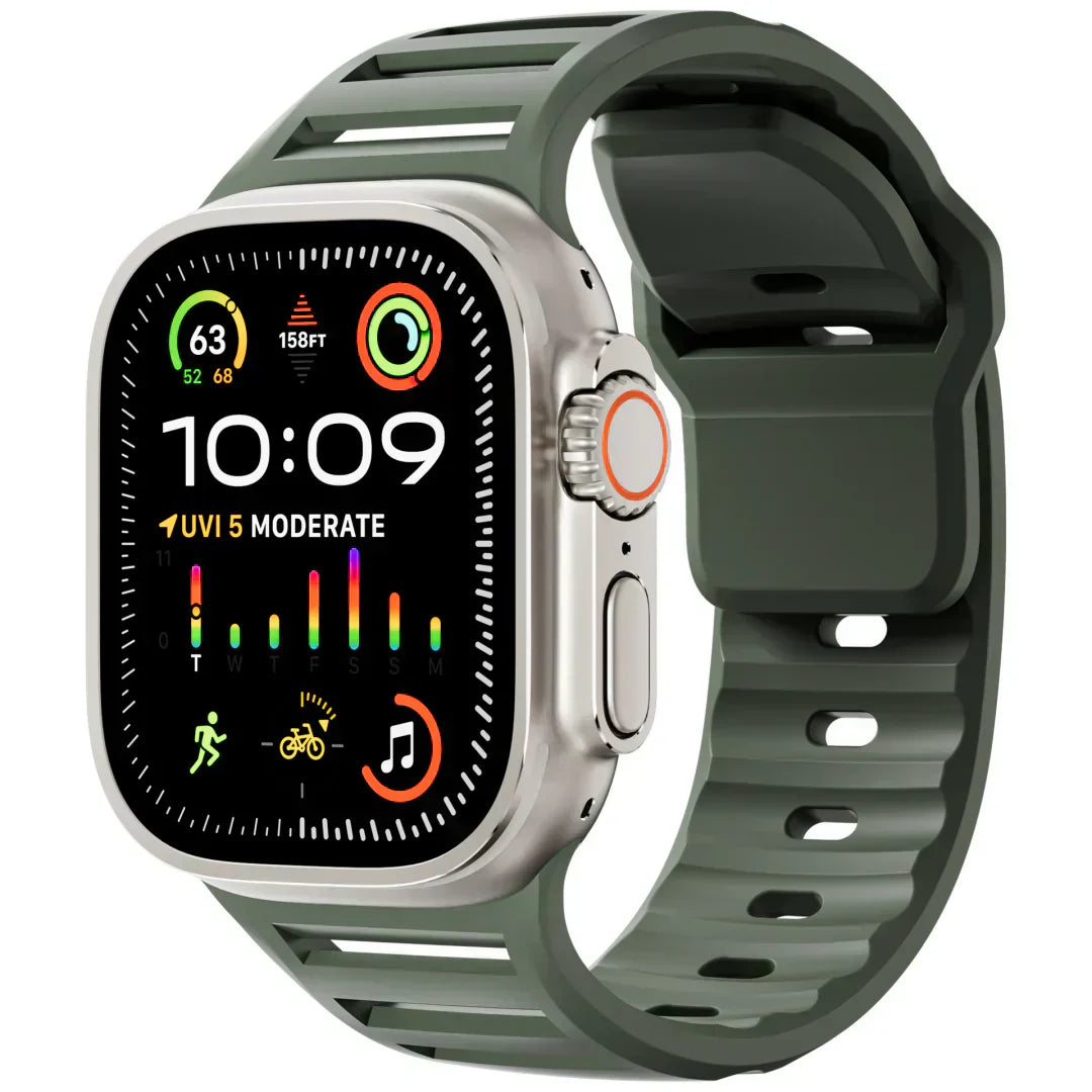 Soft Flexible Silicone Pro Watch Strap Comfortable Fit