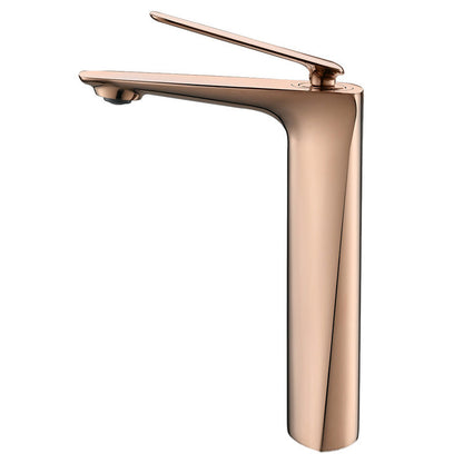 Stylish Single Handle Brass Bathroom Faucet