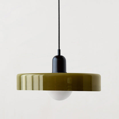 Vibrant Glass Modern Pendant Lighting for Dining Areas