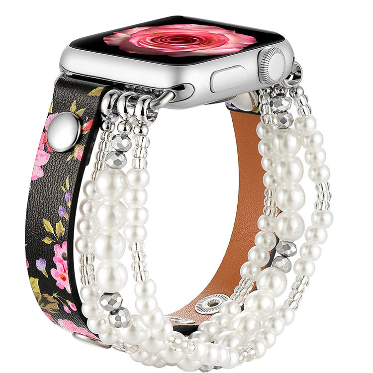 Stylish Beaded Apple Watch Strap Band