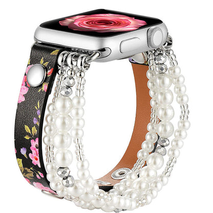 Stylish Beaded Apple Watch Strap Band