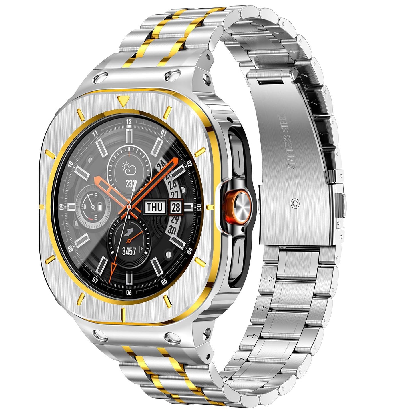 Durable Shockproof Cover Set For Galaxy Watch Ultra 47mm