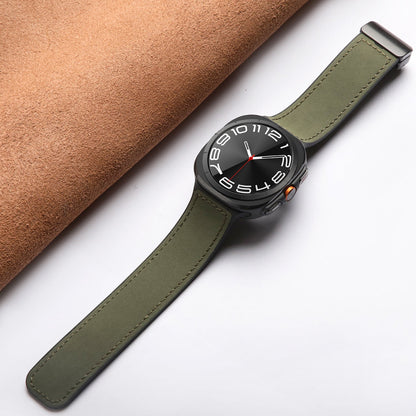 Durable Leather Magnetic Strap for Samsung Watch Ultra