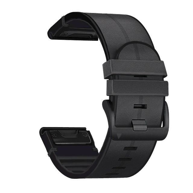 Durable Silicone Leather Band For Fenix Watches