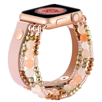 Stylish Beaded Apple Watch Strap Band