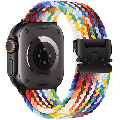 Durable Nylon Strap with Secure Buckle for Apple Watch