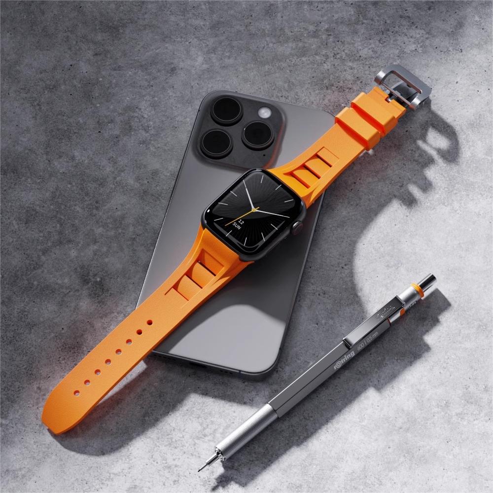 Durable Rubber Apple Watch Strap Band