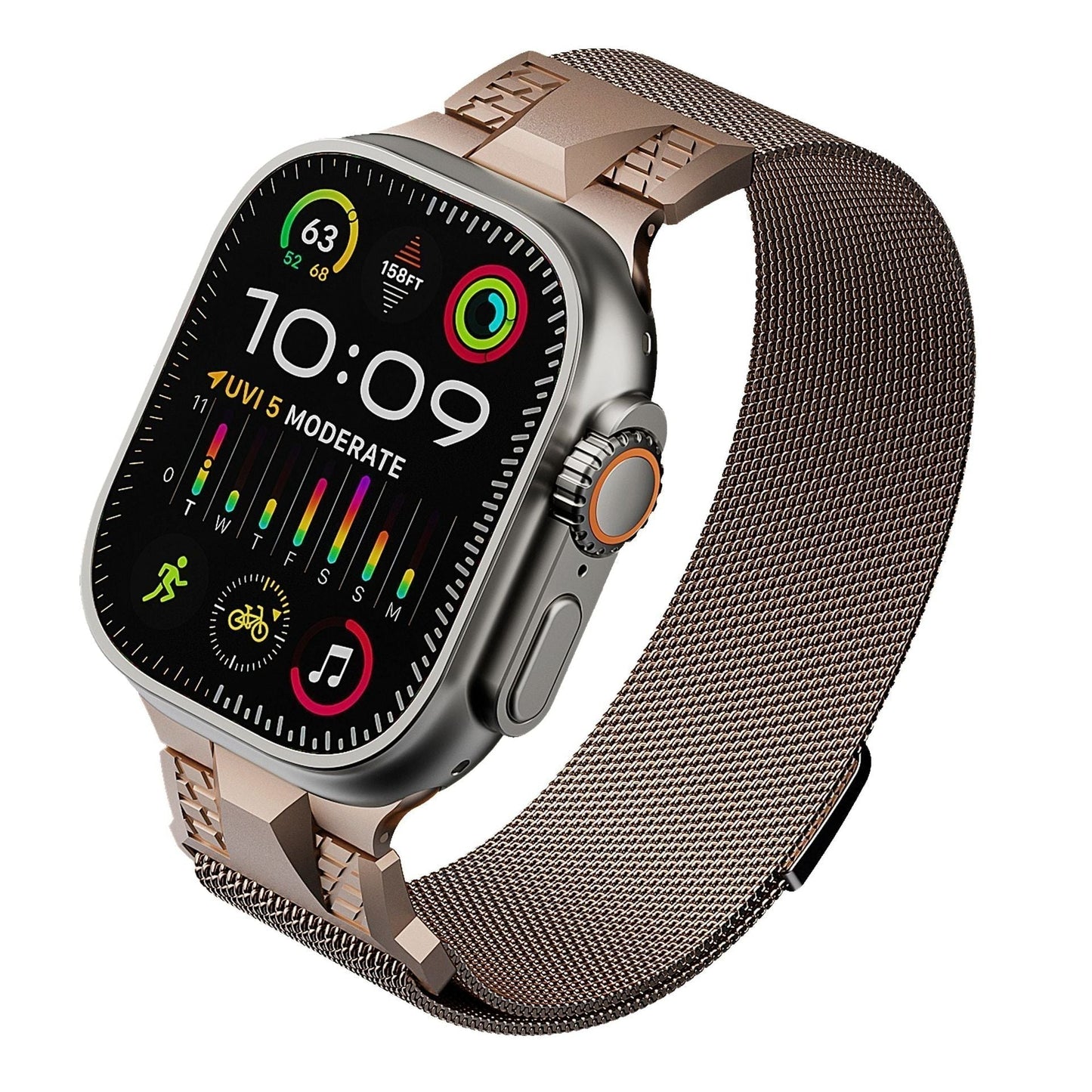 Comfortable Leather Magnetic Watch Band For Apple Watch