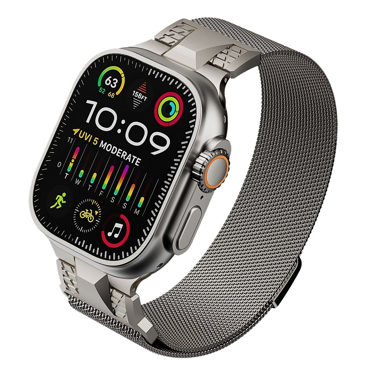 Comfortable Leather Magnetic Watch Band For Apple Watch