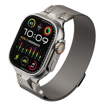 Comfortable Leather Magnetic Watch Band For Apple Watch