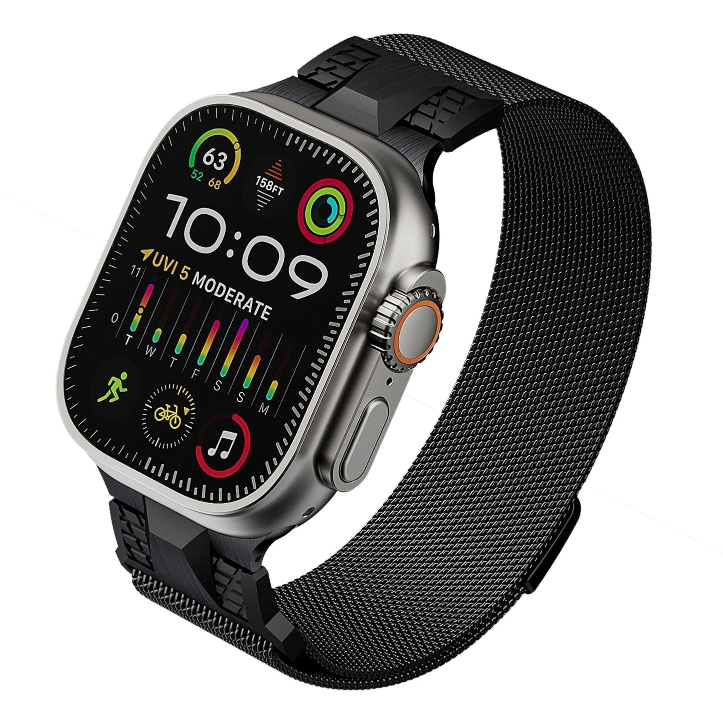 Comfortable Leather Magnetic Watch Band For Apple Watch