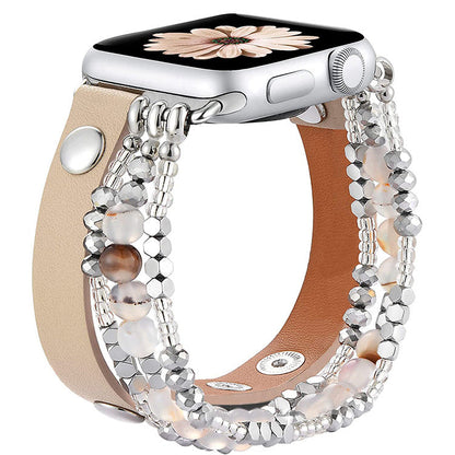 Stylish Beaded Apple Watch Strap Band