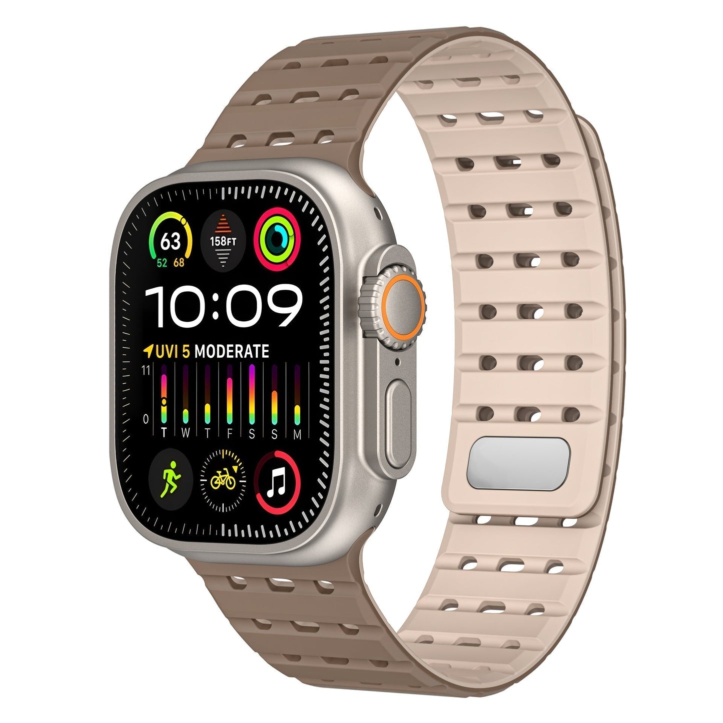 Comfortable Flexible Apple Watch Silicone Band