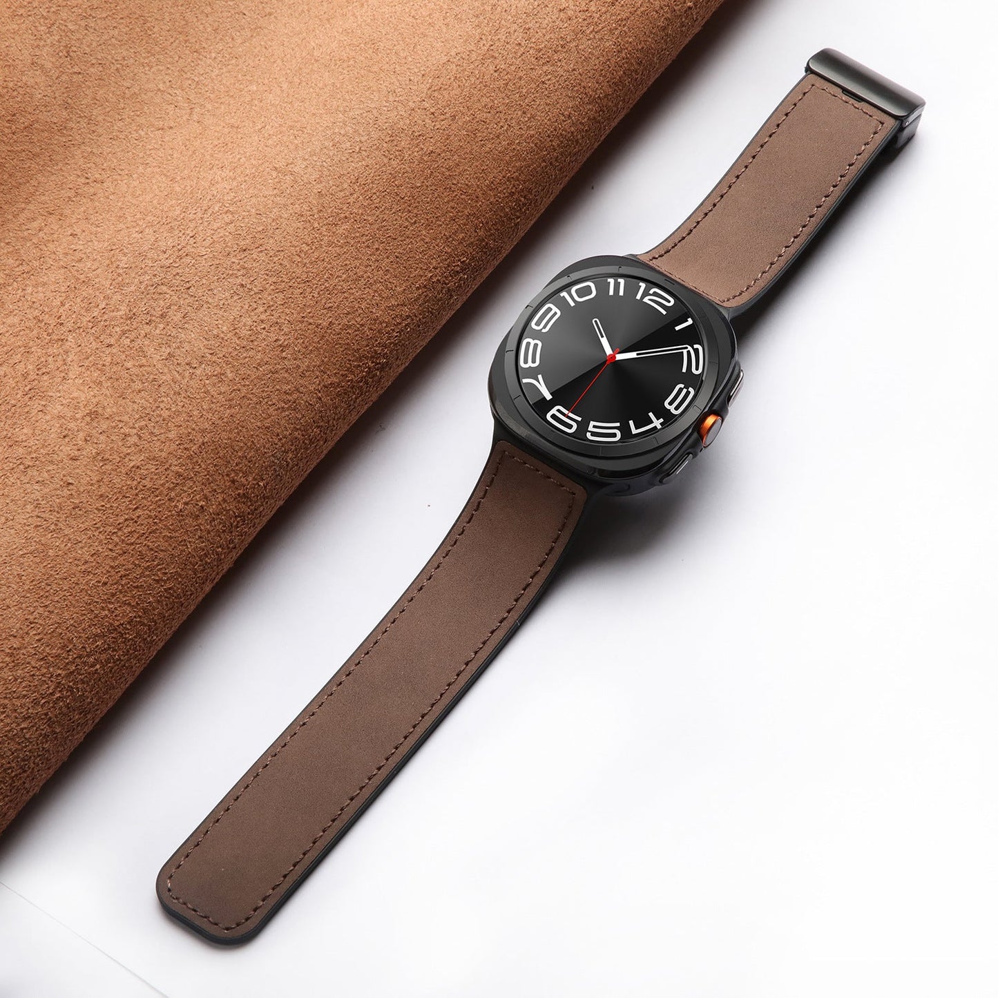 Durable Leather Magnetic Strap for Samsung Watch Ultra