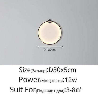 Dimmable LED Wall Lamp with Adjustable Brightness
