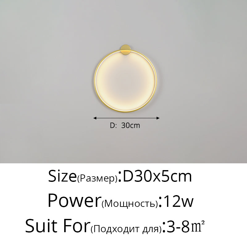 Dimmable LED Wall Lamp with Adjustable Brightness