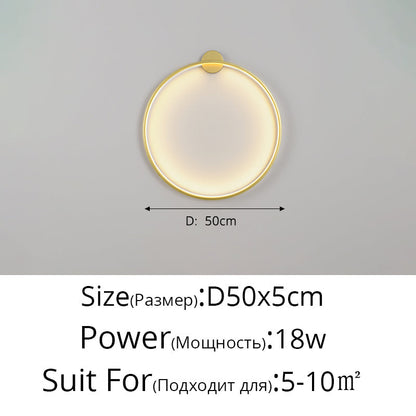 Dimmable LED Wall Lamp with Adjustable Brightness