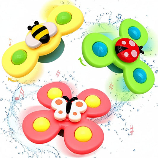 Colorful Baby Bath Toy Spinner Teether - Lusomart