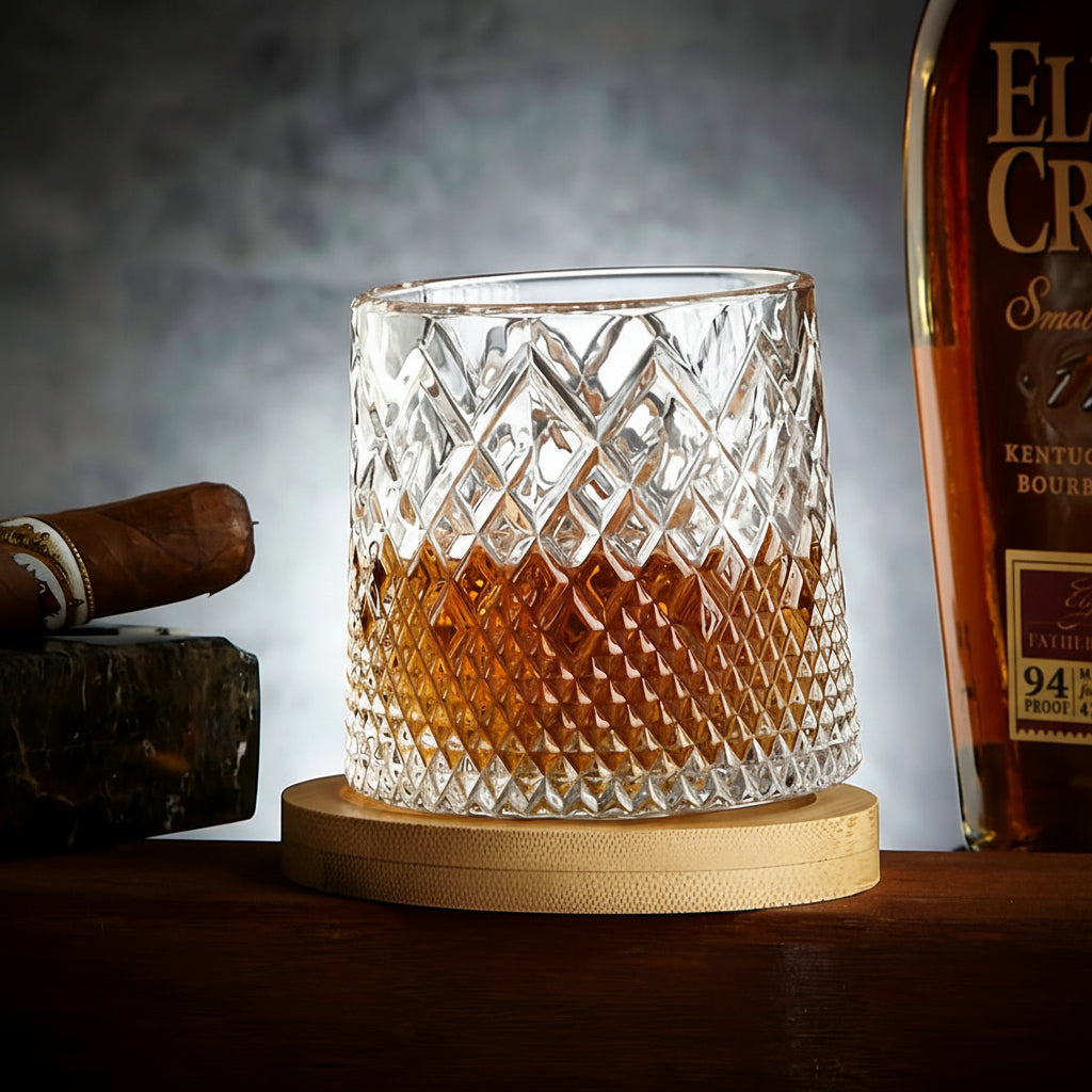Luxury Crystal Whiskey Glass Tumbler Set