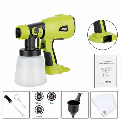 Portable Electric Paint Spray Gun Easy DIY Sprayer - Lusomart