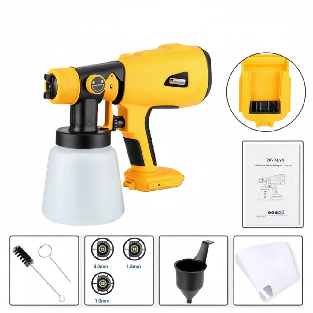Portable Electric Paint Spray Gun Easy DIY Sprayer