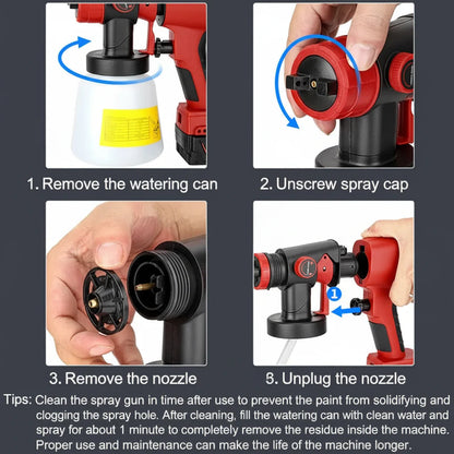 Portable Electric Paint Spray Gun Easy DIY Sprayer