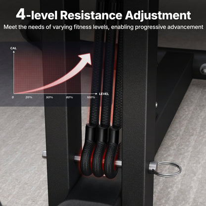 Compact Home Leg Press Adjustable Squat Trainer