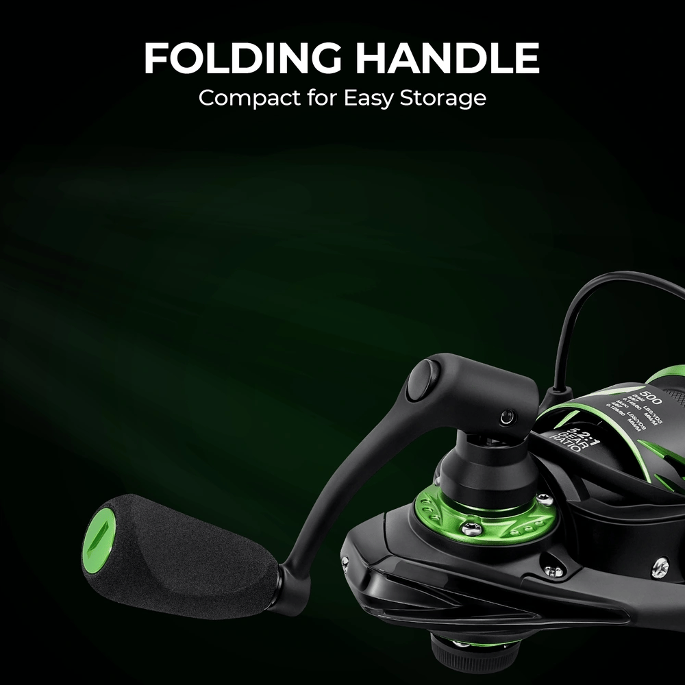 Fast Action Ice Fishing Spinning Reel Size 500 1000