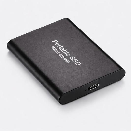Compact Fast 512GB USB C Portable SSD Storage Drive - Lusomart