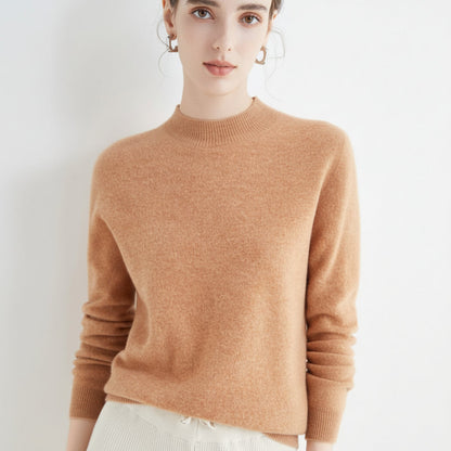 Comfy Womens Knit Sweater Casual Pullover Top