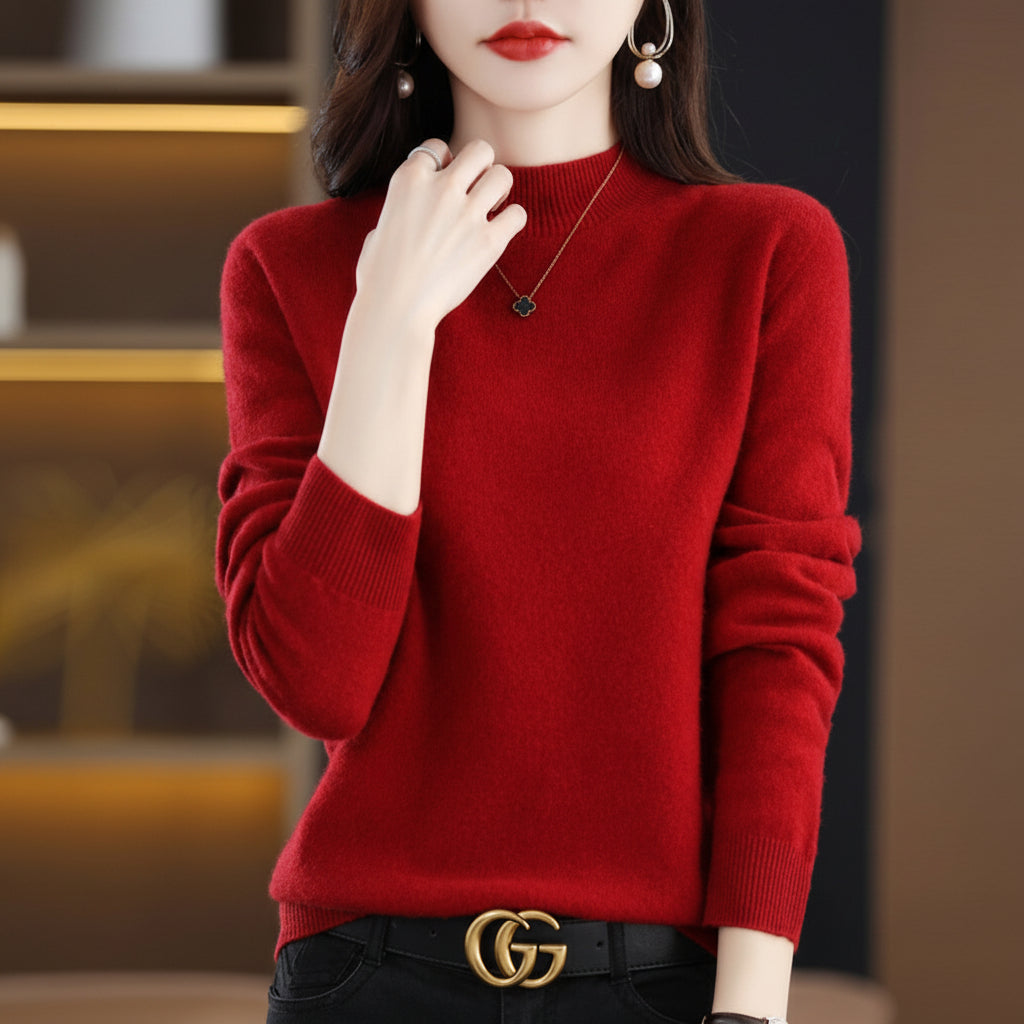 Comfy Womens Knit Sweater Casual Pullover Top