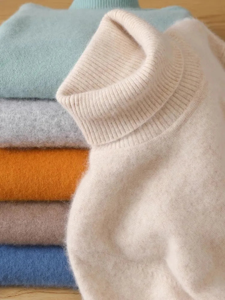 Luxurious Pure Cashmere Men's Sweater - Lusomart