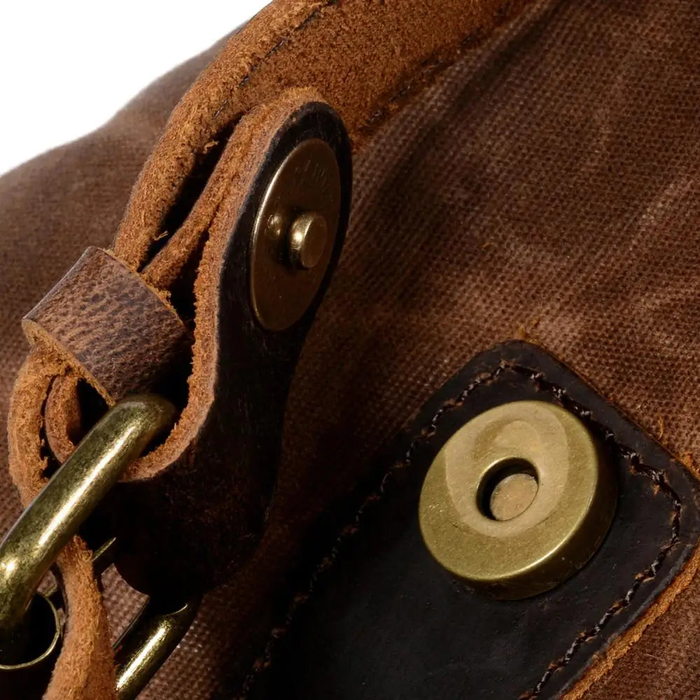 Durable Hiking Leather Backpack