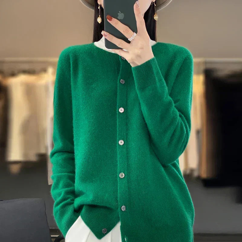 Soft Merino Wool Women's Crew Sweater
