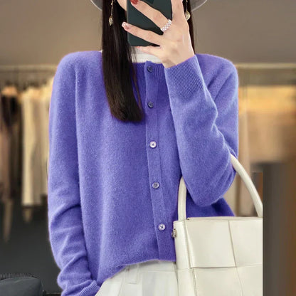 Soft Merino Wool Women's Crew Sweater
