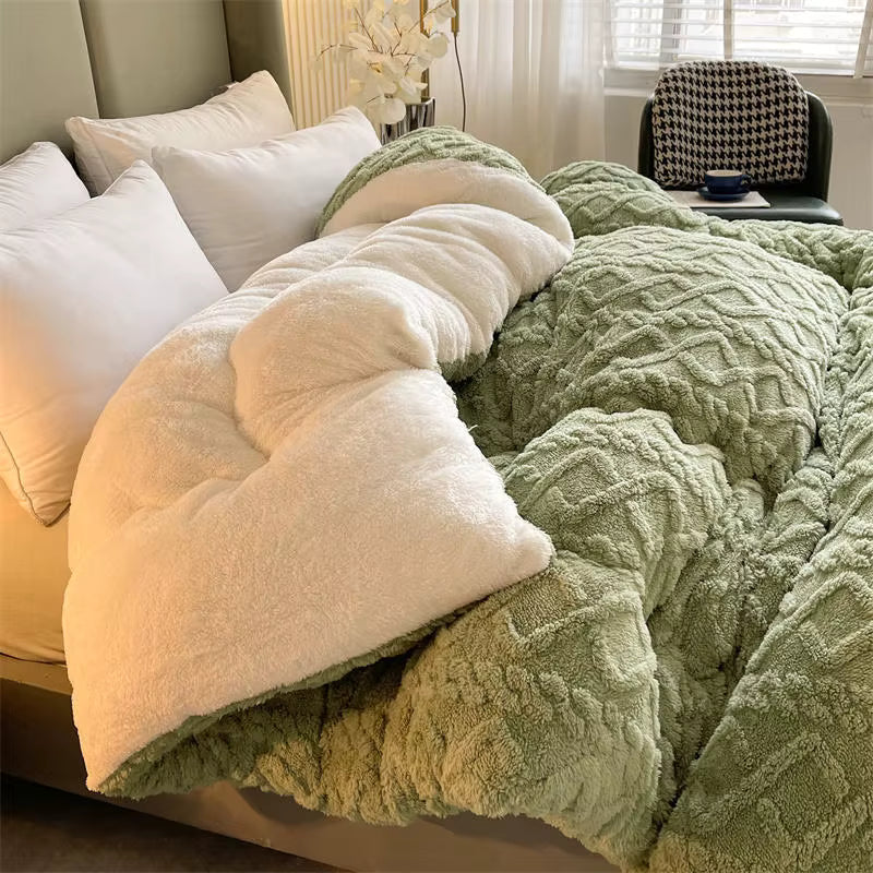 Cozy Plush Weighted Blanket Super Soft for Cold Nights