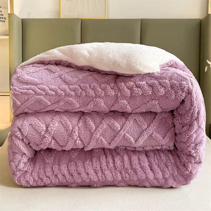 Cozy Plush Weighted Blanket Super Soft for Cold Nights